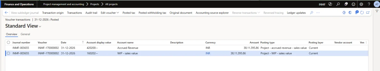 Voucher INMF-170000002: revenue recognition 31-12-2026