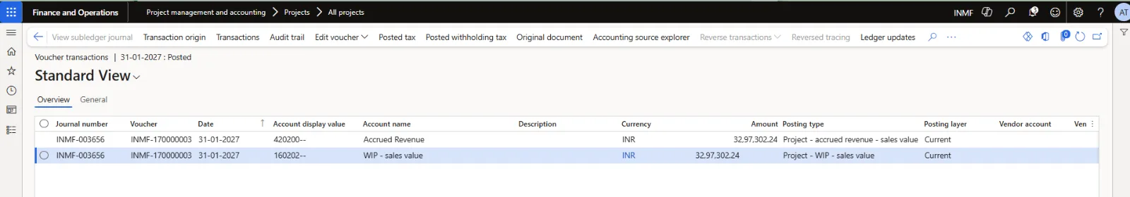 Voucher INMF-170000003: revenue recognition 31-01-2027