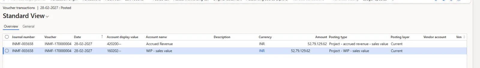 Voucher INMF-170000004: revenue recognition 28-02-2027
