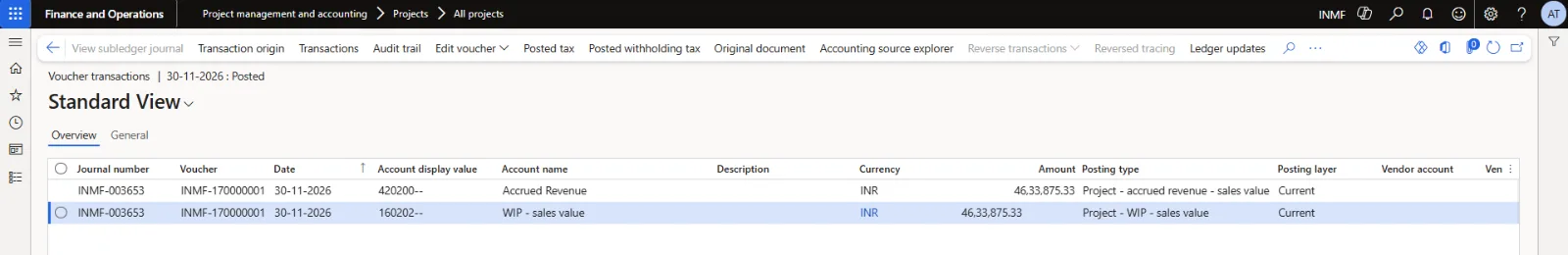 Voucher INMF-170000001: revenue recognition 30-11-2026