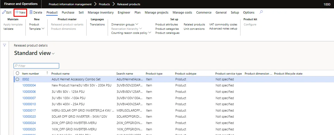 Screenshot — Fixed asset transfer
