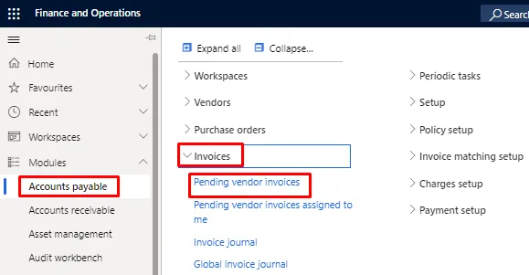 Screenshot — Acquisition of Fixed Assets
