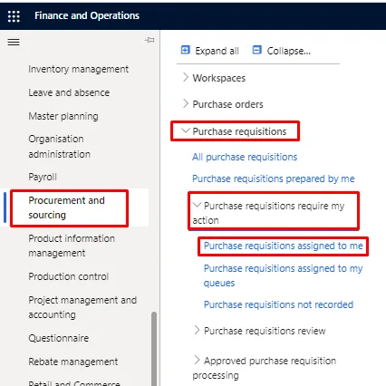 Screenshot — Acquisition of Fixed Assets
