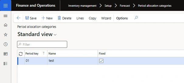Screenshot — Procedure: Creating Period Key (Allocate Across Period)