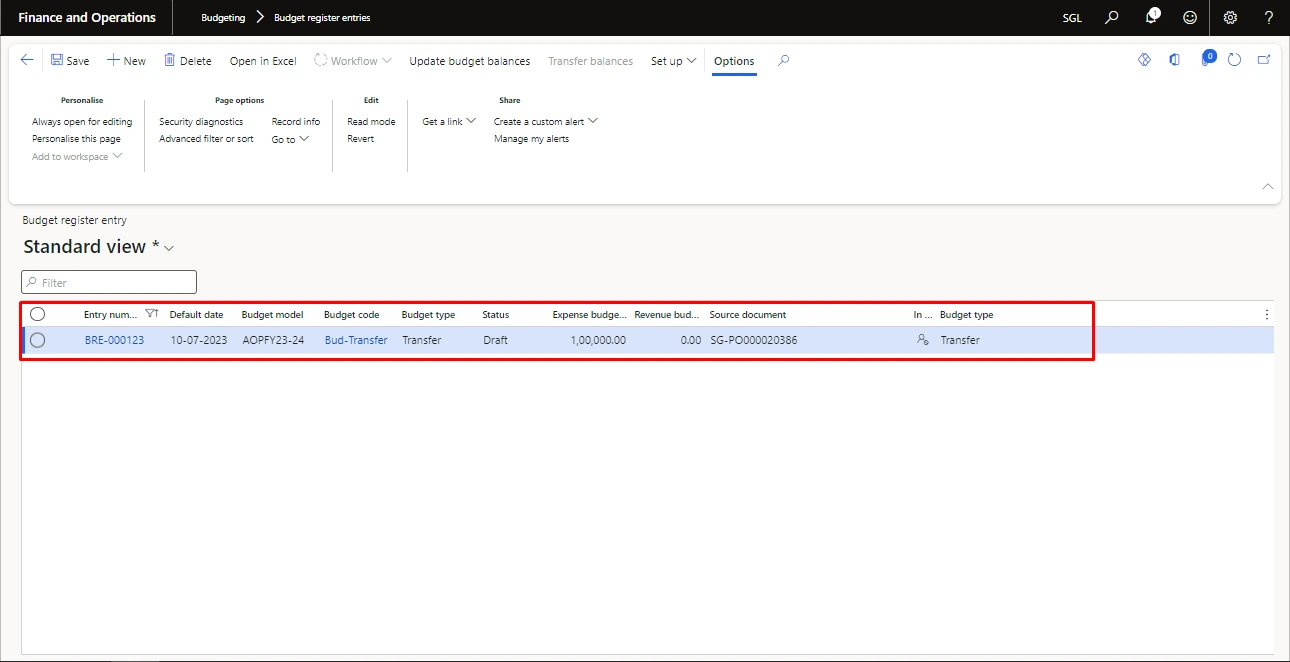 Screenshot — Attaching The Attachment During Creating The Budget Request On Purchase Order