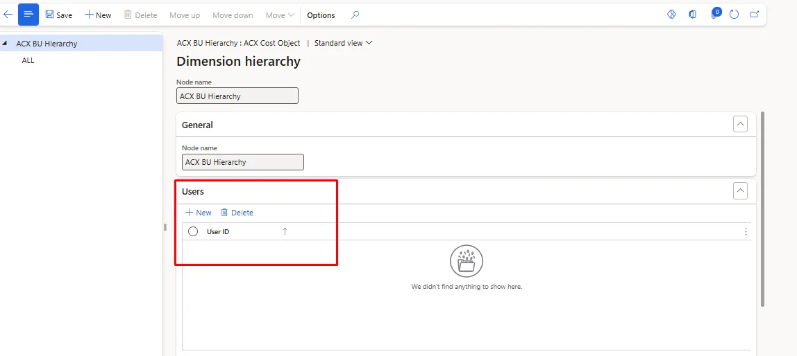 Screenshot — Secure A Hierarchy