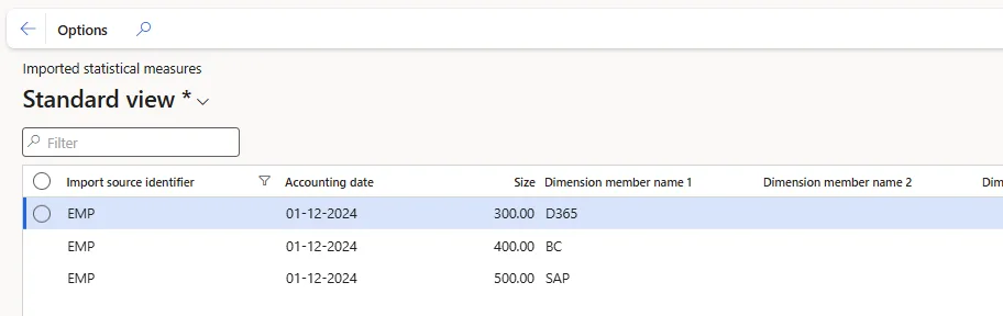 Screenshot — Allocation Setup
