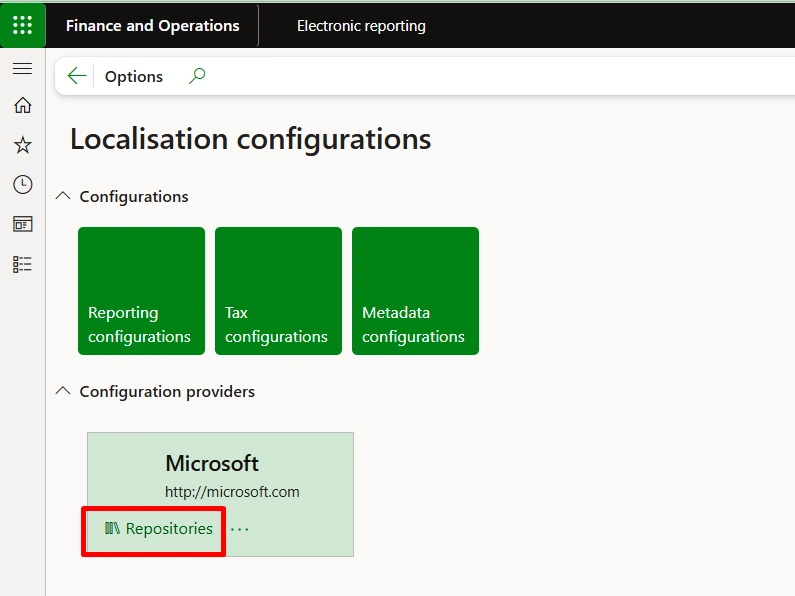 Screenshot — 3.3.1 Import the configuration from the repository