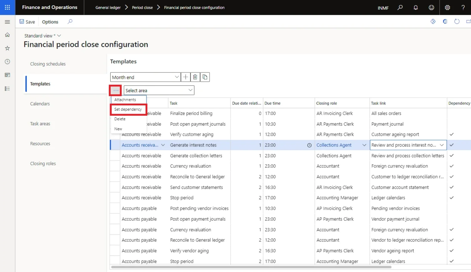 Screenshot — Dependencies