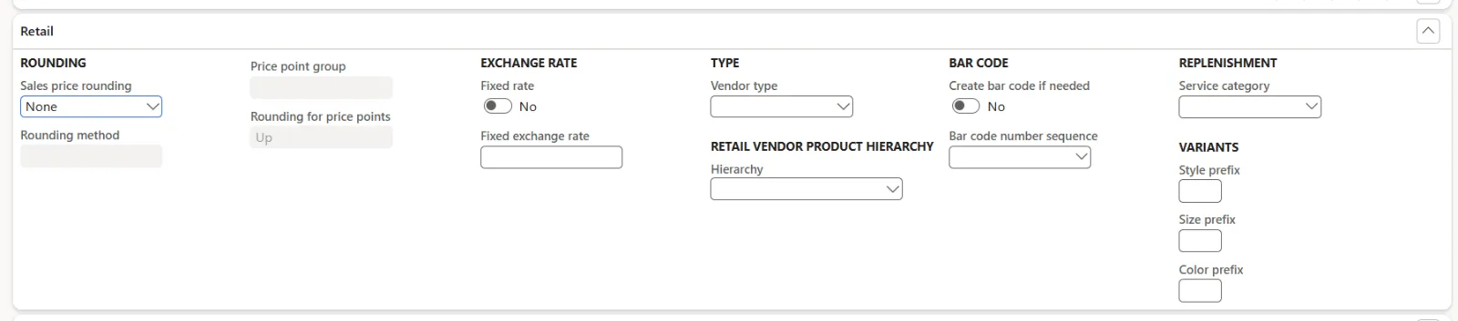 Screenshot — Retail